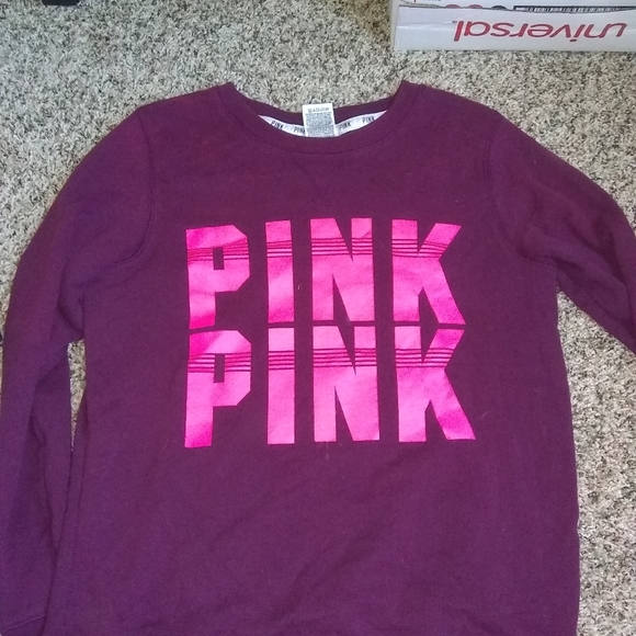 PINK crew neck sweatshirt - Picture 1 of 2